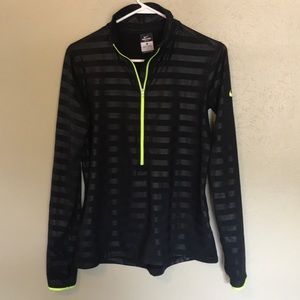 Nike running half zip